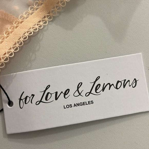 For Love and Lemons Peach Thong (L) - Picture 3 of 4